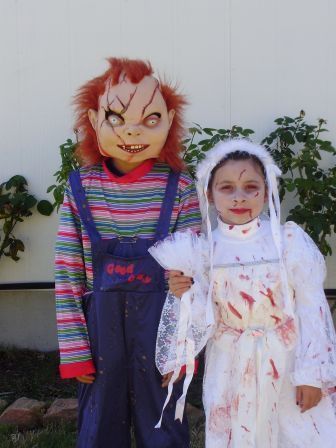 Chucky and his bride Chucky Michael Anthony Sanchezage 9 Bride Jayden 